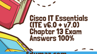 Cisco IT Essentials (ITE v6.0 + v7.0) Chapter 13 Exam Answers 100%