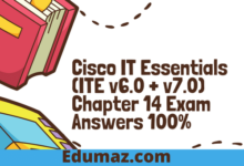 Cisco IT Essentials (ITE v6.0 + v7.0) Chapter 14 Exam Answers 100%