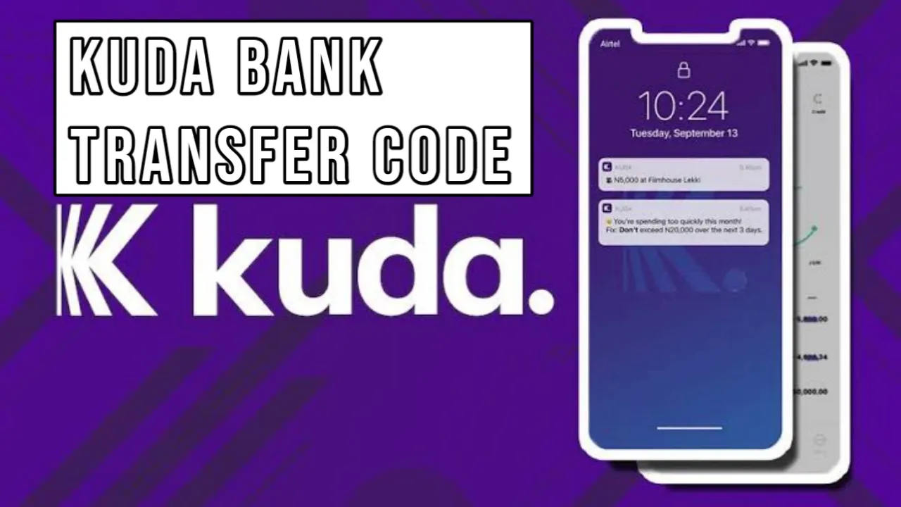3 digit bank code for kuda bank